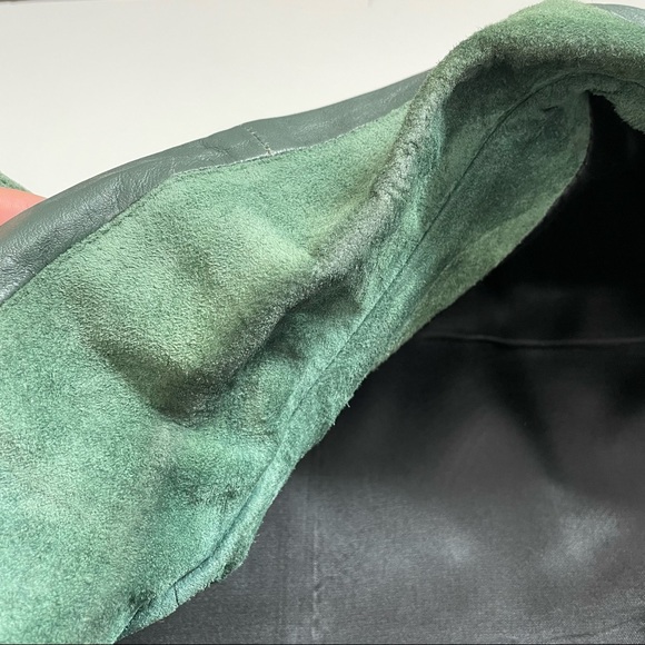 Vintage 80’s Green Suede Jacket - Picture 10 of 11